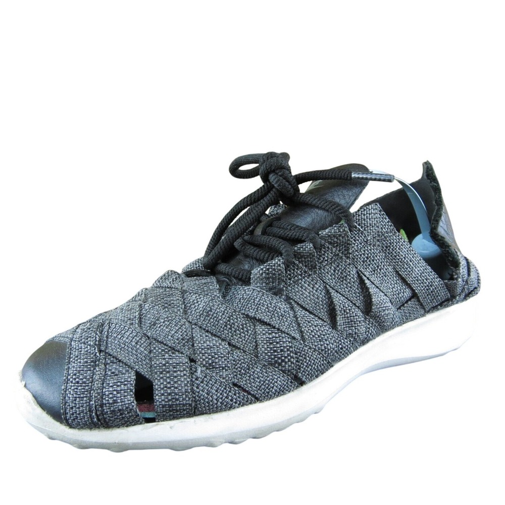 Nike Juvenate Woven Premium Cool Women Sneaker Shoes Black Fabric Lace Up Size 7